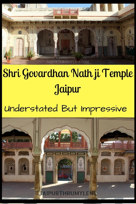 Shri Govardhan Nath ji Temple Jaipur Understated but impressive jaipurhrumylens #jaipur #temple #krishna #travel
