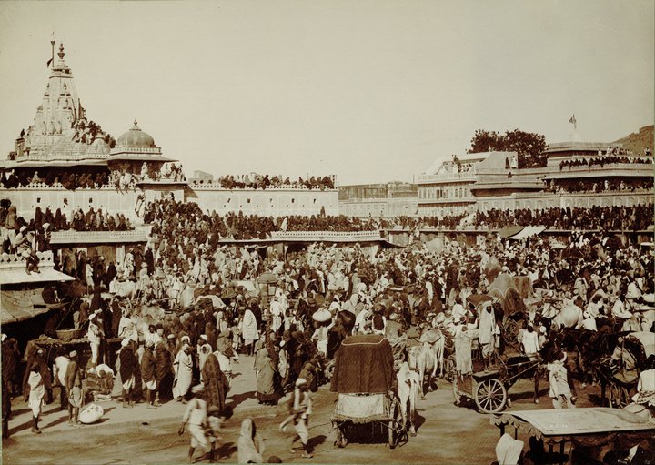 sun-temple-jaipur-festival-preocession-old-photo-vintage-picture