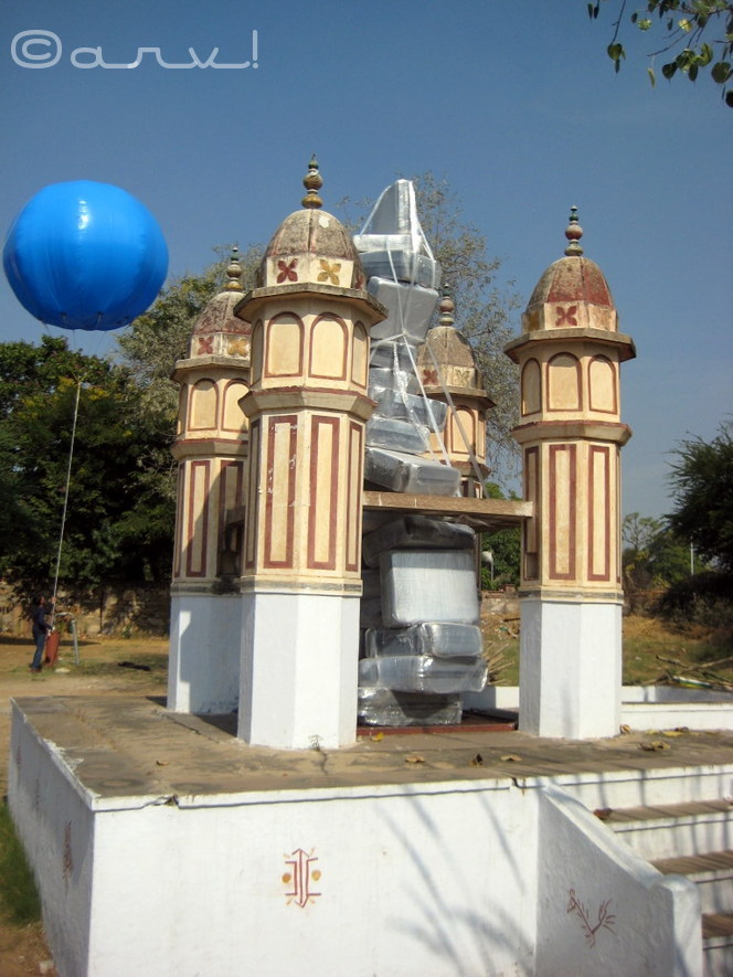 art sculpture at jaipur art summit in jawahar kala kendra