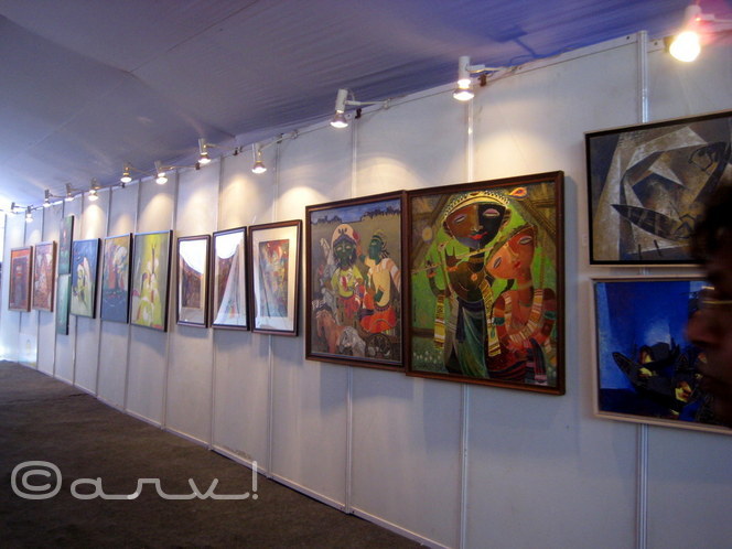 painters exhibition in jaipur at jaipur art summit