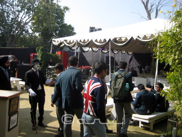 food lounge at jaipur literature festival at diggi palace 2016