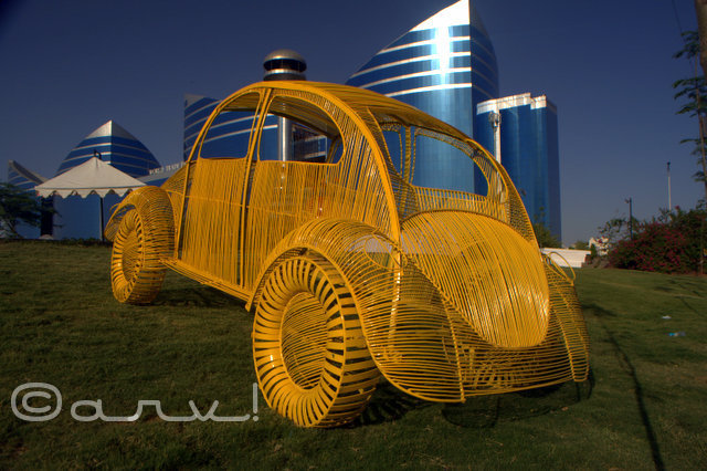 yellow-car-at-cartist-jaipur-exhibition-in-front-of-world-trade-park-jaipurthrumylens