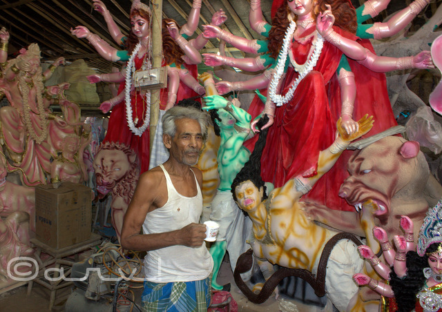 durgapuja-begali-workers-in-jaipur