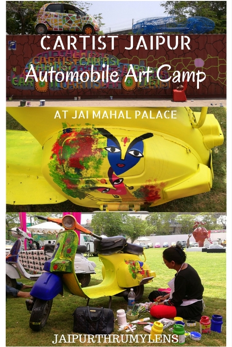 Cartist Jaipur Automobile Art Camp at Jai Mahal Palace #jaipur #art #painting #artist #cartist #automobile