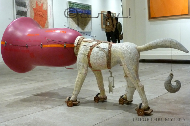 dog-barking-breaking-news-pankaj-panwar-sculptor-jaipur-art-summit