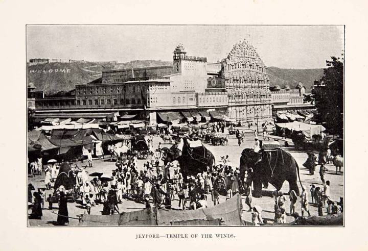 hawa-mahal-old-vintage-photo-1903-temple-of-winds