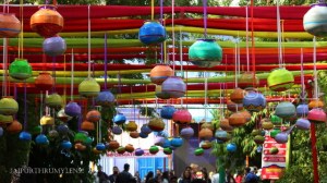 jaipur literature festival decoration matki and handi diggi palace