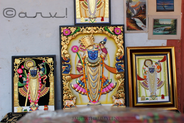 Pichhwai painting from Nathdwara Rajasthan for sale at kala mahotsav Jaipur