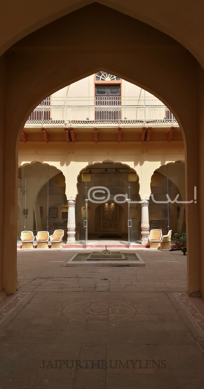 Entrance gate of Museum of Legacies, former Maharajah School, Jaipur