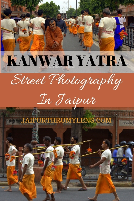 Street photography in Jaipur. Kanwar Yatra in sawan #Jaipur #travel #guide #photography #streetphotography