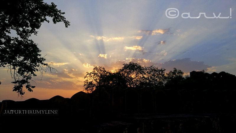 jaipur-sunrise-point-near-fort-silhouette-landscape-picture