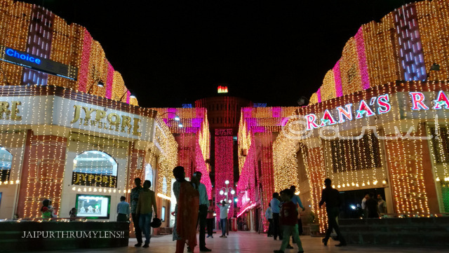 jaipur diwali lighting decoration ganpati plaza