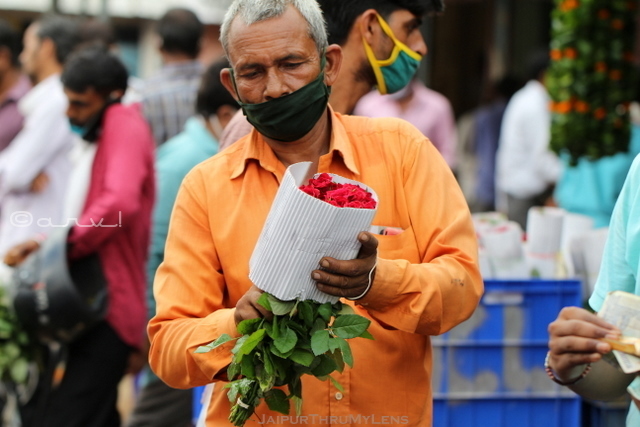 man-selling-rose-jaipur-flower-market-india