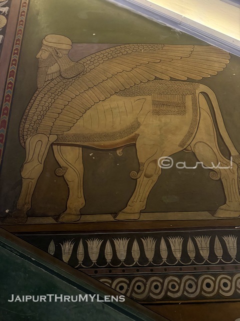 lamassu-assyrian-god-mural-albert-hall-museum-jaipur